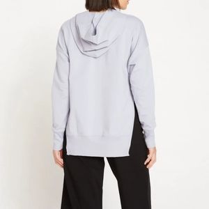 Universal Standard French Terry Polo Hoodie in Aleutian Blue M(18/20)